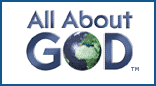 All About GOD Globe Logo